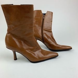 Nine West Leather Booties Size 7